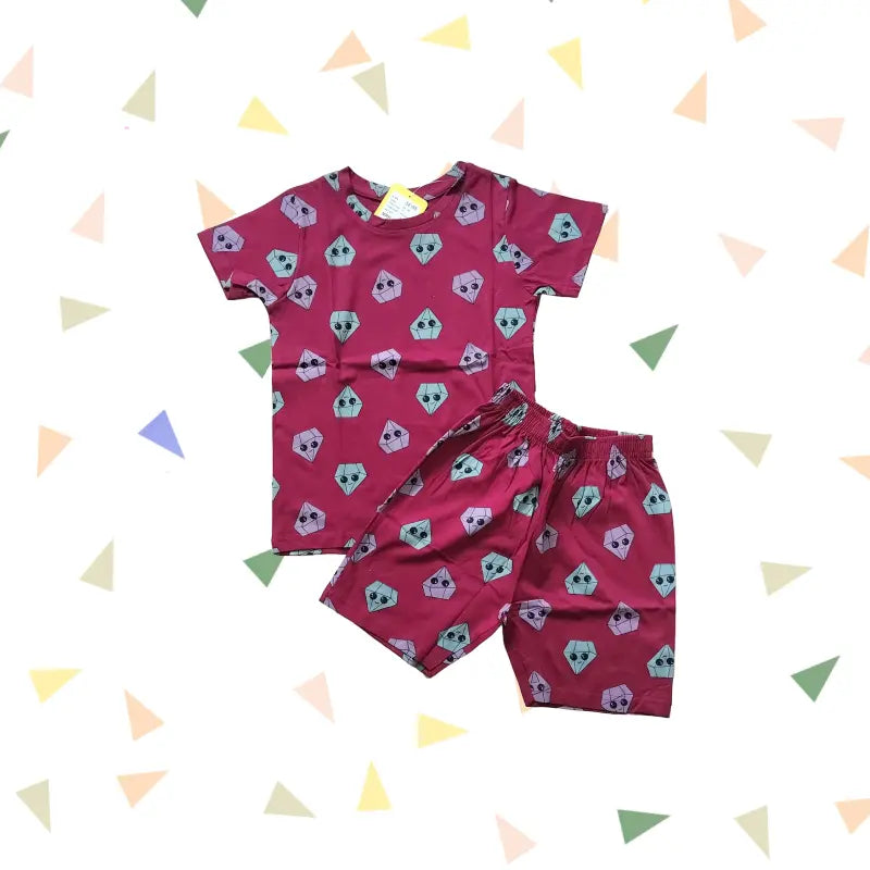 T-shirt with shorts | Co-ord Sets| Cute Monster