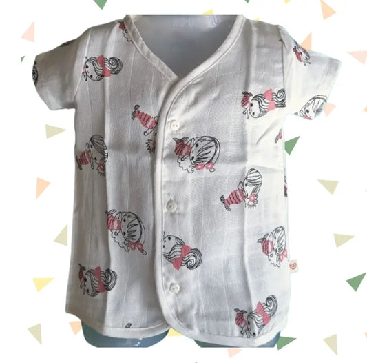 Baby Muslin T-Shirt | Cute Girl
