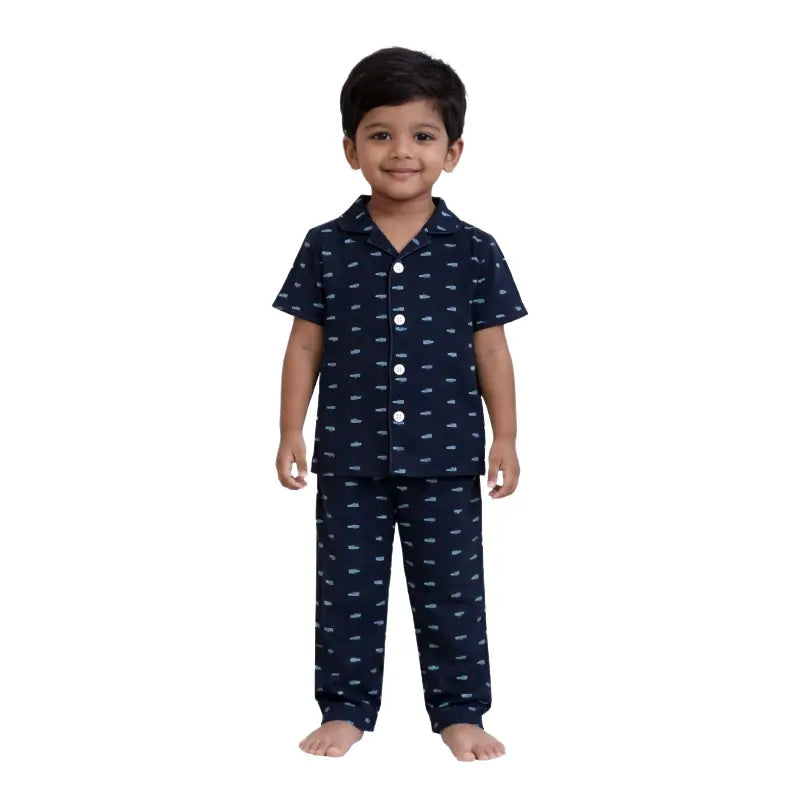 Kids Night Pant Set | shoe print