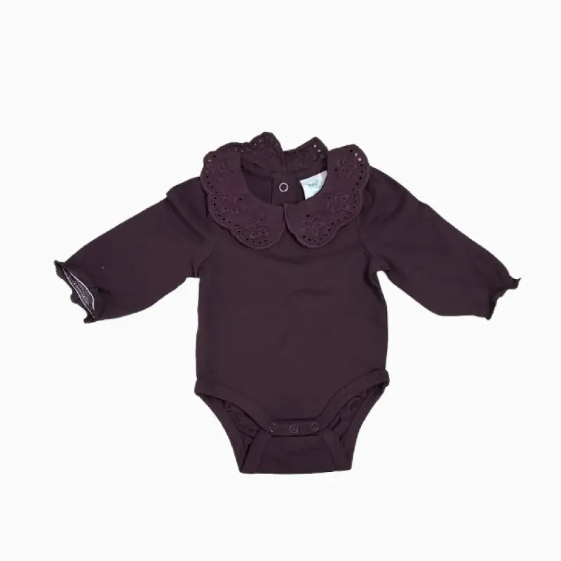 Baby Romper |  Girl Baby | Frill around neck