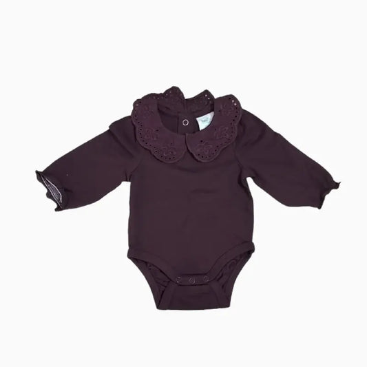 Baby Romper |  Girl Baby | Frill around neck