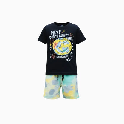 T-shirt with Shorts sets| BSET | Hey don`t ruin my vibe