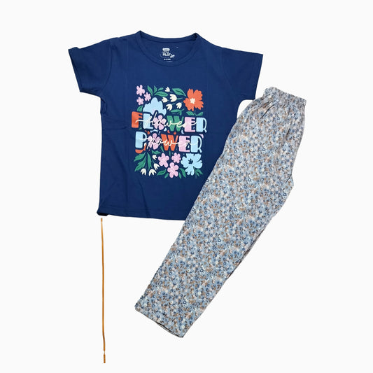 Girls Pant Set | Flowers power