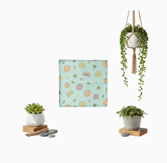 Muslin Wipes | Flower print