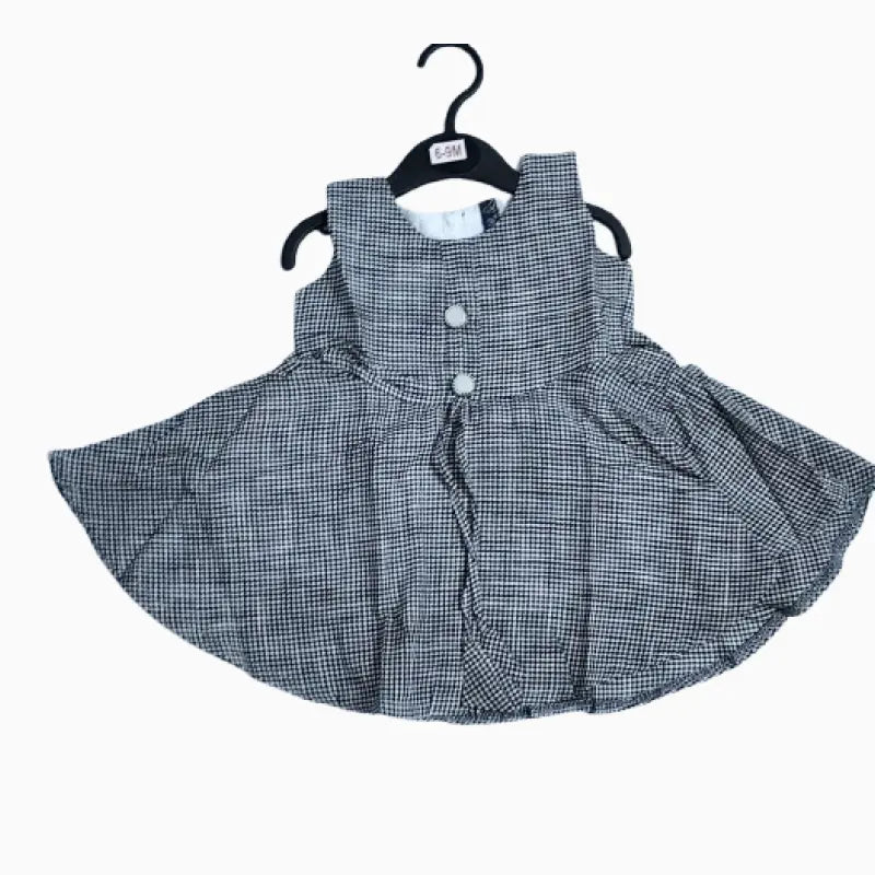 Cotton Frock | With lining Material | Black