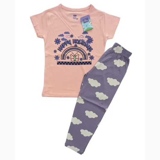 Girls Pant Set | Happy holidays