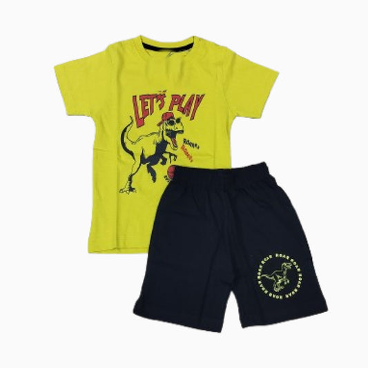 Premium| T-shirt with Shorts sets| BSET | Lets play print