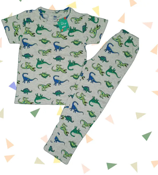 Boy Pant Set | Dino print