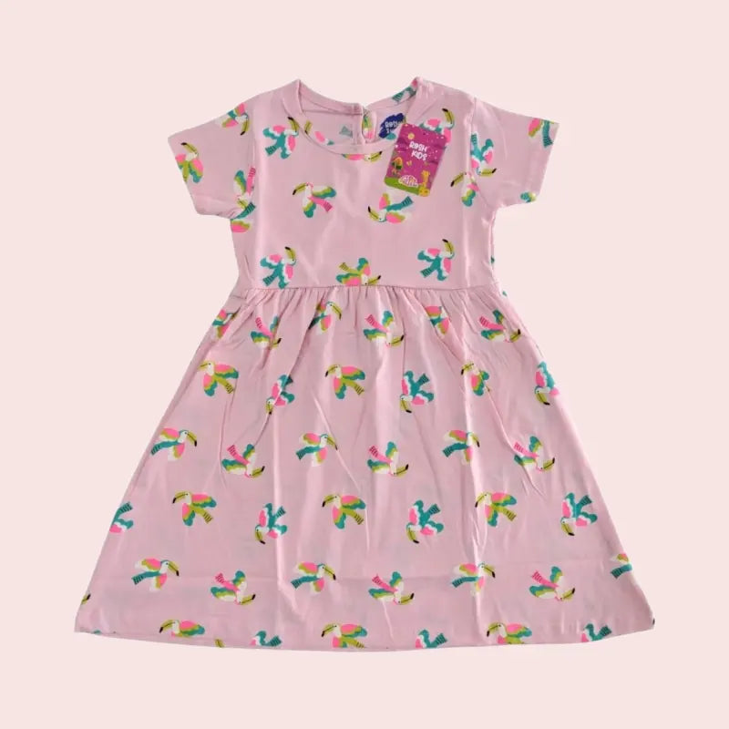 Premium Frocks | PHFROCK| Woodpecker print