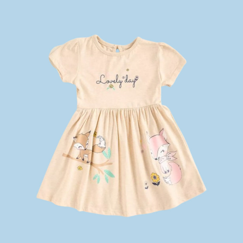 Baby Frock |  Girl baby frock | Lovely day print