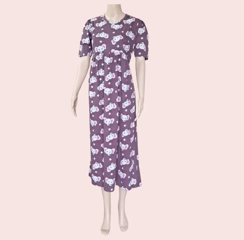 Maxi Frock | Mini elephant print