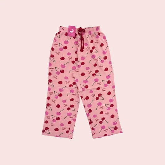 Women Capri Pant |Cherry in peach | CAPRIS