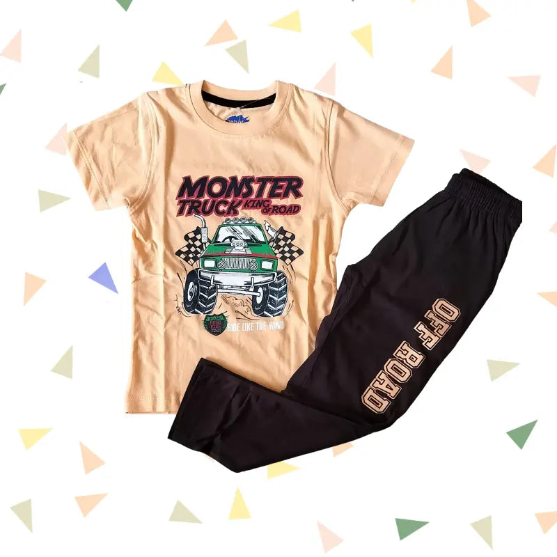 Boy Pant Set | BFSET | Monster truck