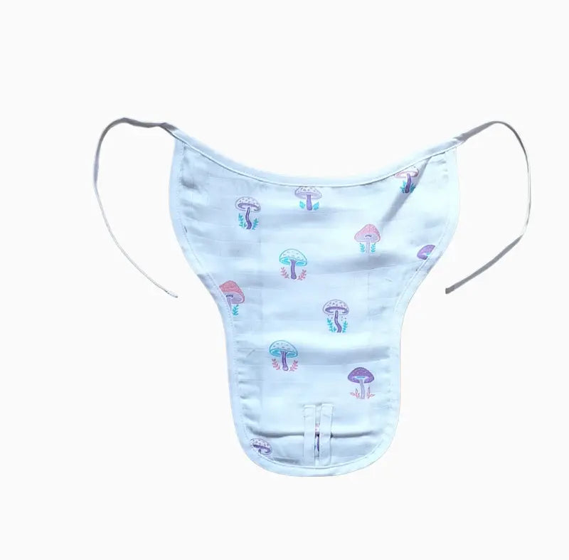 Ultra-Soft Muslin Cotton Nappies | Mushroom print