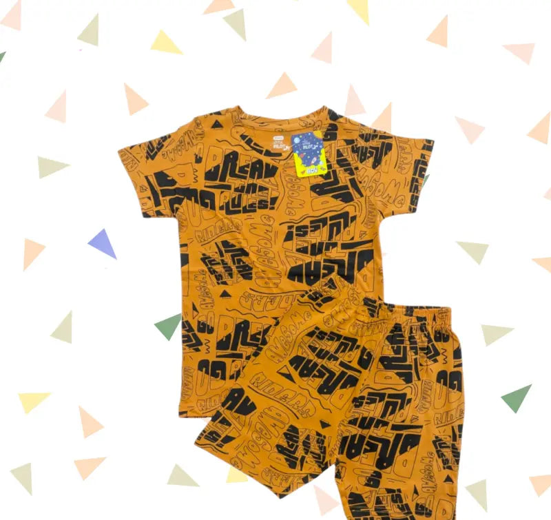 T-shirt with shorts | Co-ord Sets| Letters print