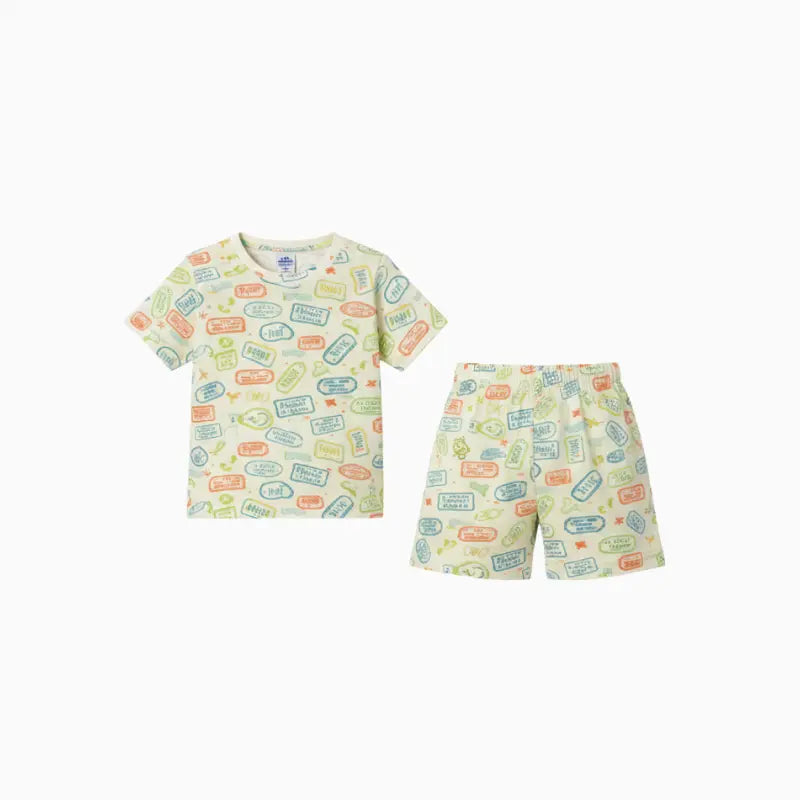 T-shirt with shorts | Co-ord Sets| Paris print