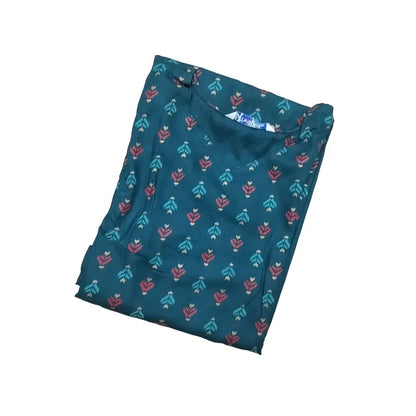 Women Kurti | Straight cut | Peacock green rayon kurti | Only Kurti