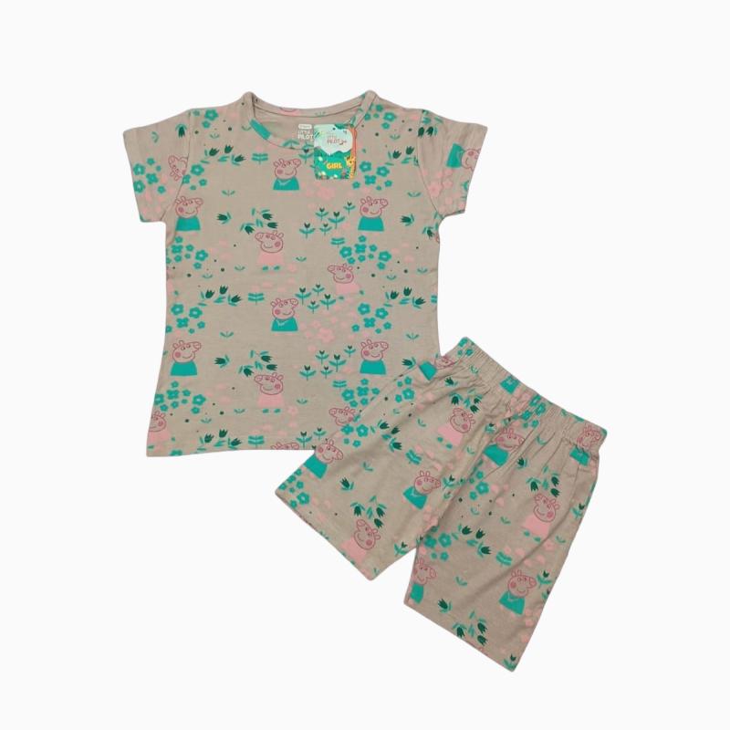 Girls Shorts Set | Peppa pig print