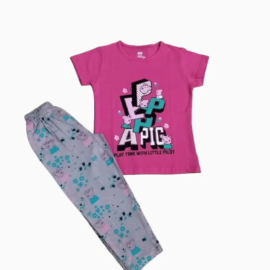 Girls Pant Set | Peppa pig print