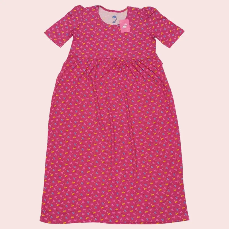 Maxi Frock |  Heart floral print