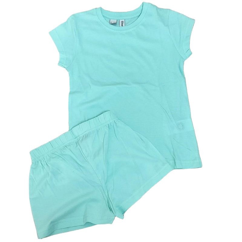 Premium T-shirt with Shorts sets | Light fluorescent green