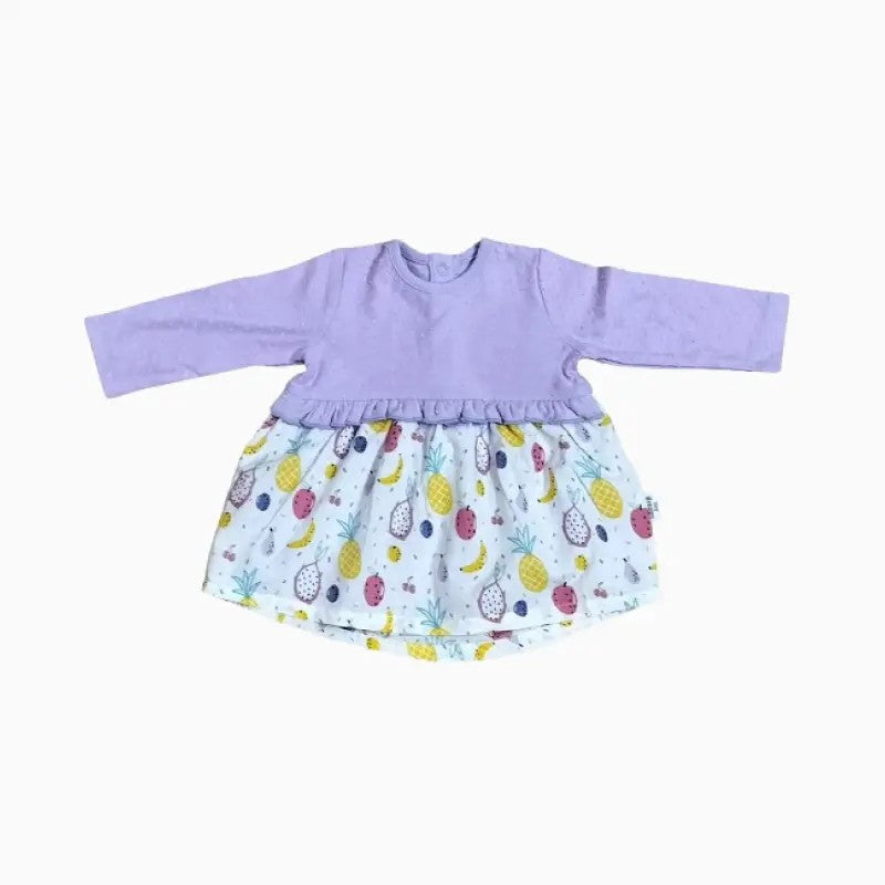 Baby Frock |  Girl baby frock | Fruits print