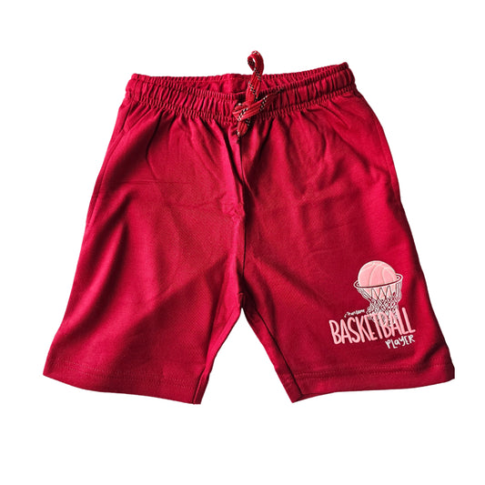 Boys Shorts |  Red Basketball player