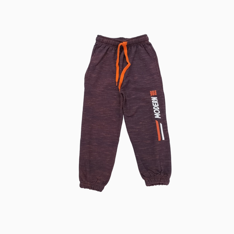 Boys Jogger pants| Red maroon Modern print