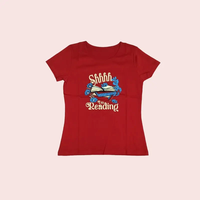 Women T-Shirt | Shhh im reading print