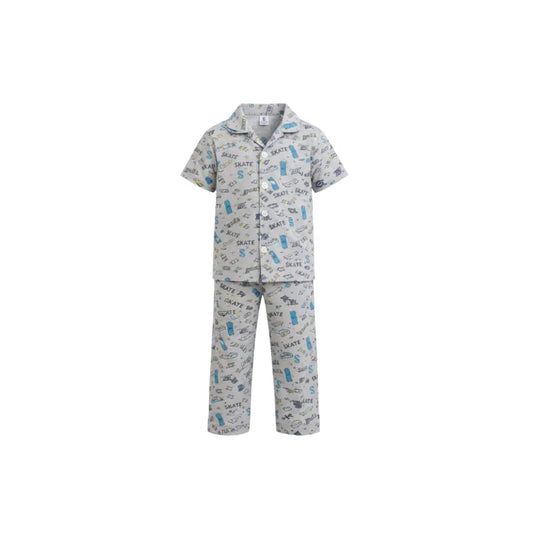 Kids Night Pant Set | skate print