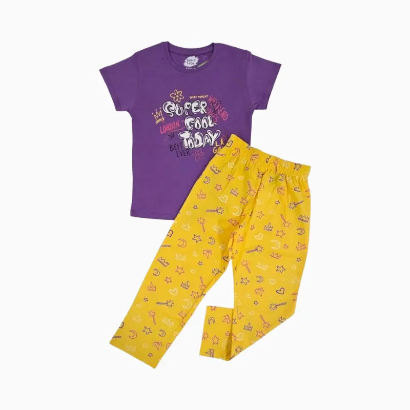 Girls Premium Pant Set | Super cool today