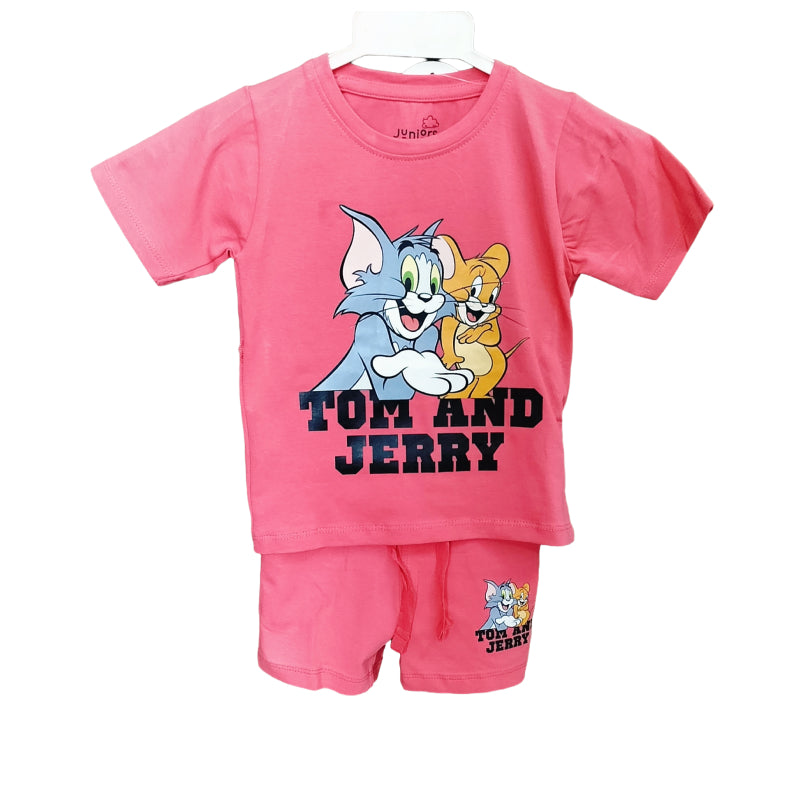 Baby Boy Set | Tom and cherry | Carrot pink