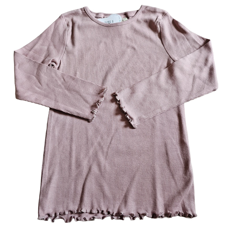 Girls Premium Full sleeve T-shirt | Pink Straight lines