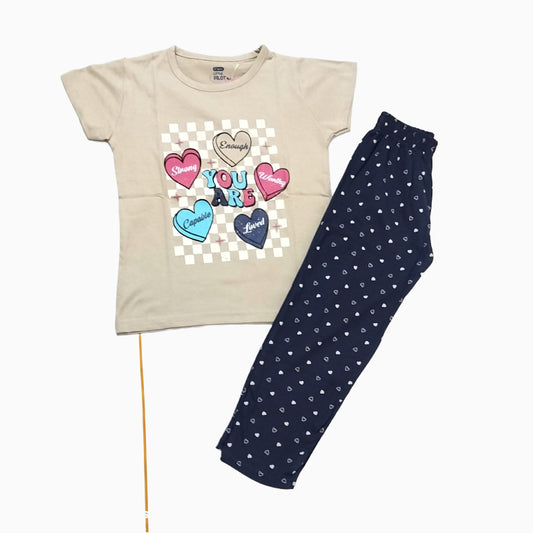 Girls Pant Set | You are Enough