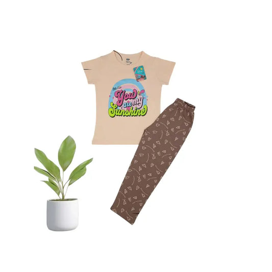 Girls Pant Set | you are mu sunshine