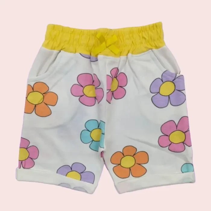 Five petal multi color flowers