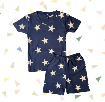100% Cotton Kids Clothing Set - Half Sleeve round neck T-shirt with shorts sets| 4  to 5years | Interlock Fabric