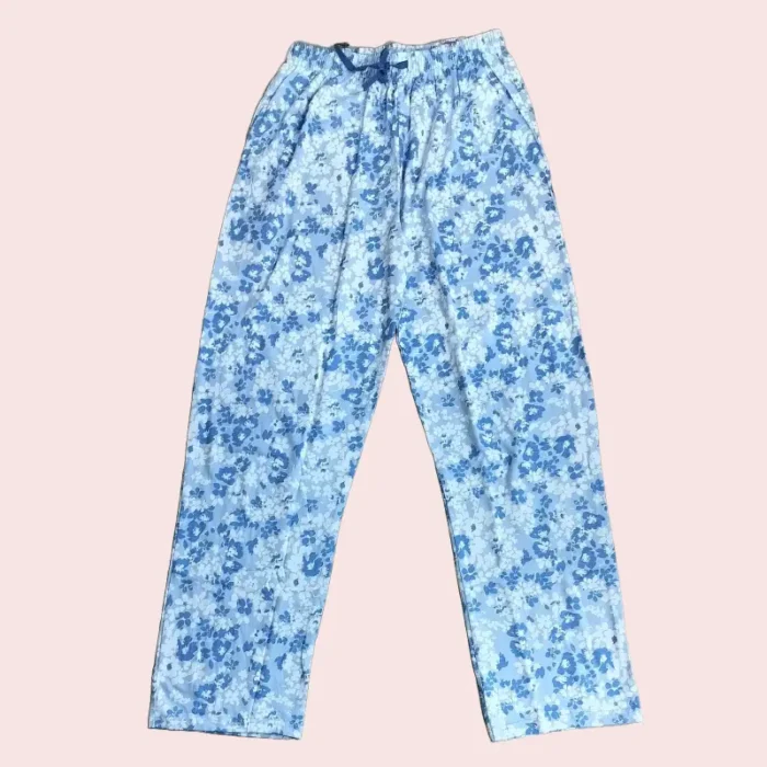 blue and white prints