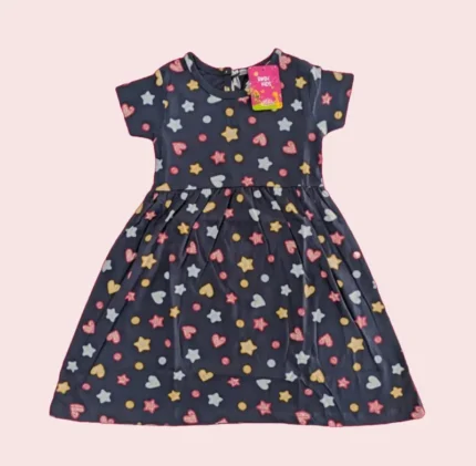 Girls premium hosiery cotton Frocks | Short Sleeve| 3 to 10 years |PHFROCK