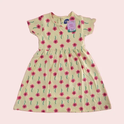 Girls premium hosiery cotton Frocks | Short Sleeve| 3 to 10 years | PHFROCK