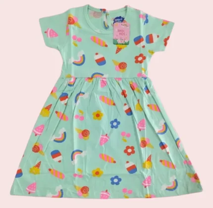 Candy and rainbow print