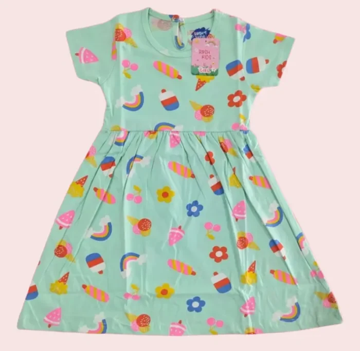 Candy and rainbow print