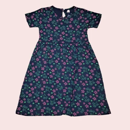 Small flowers in navy blue